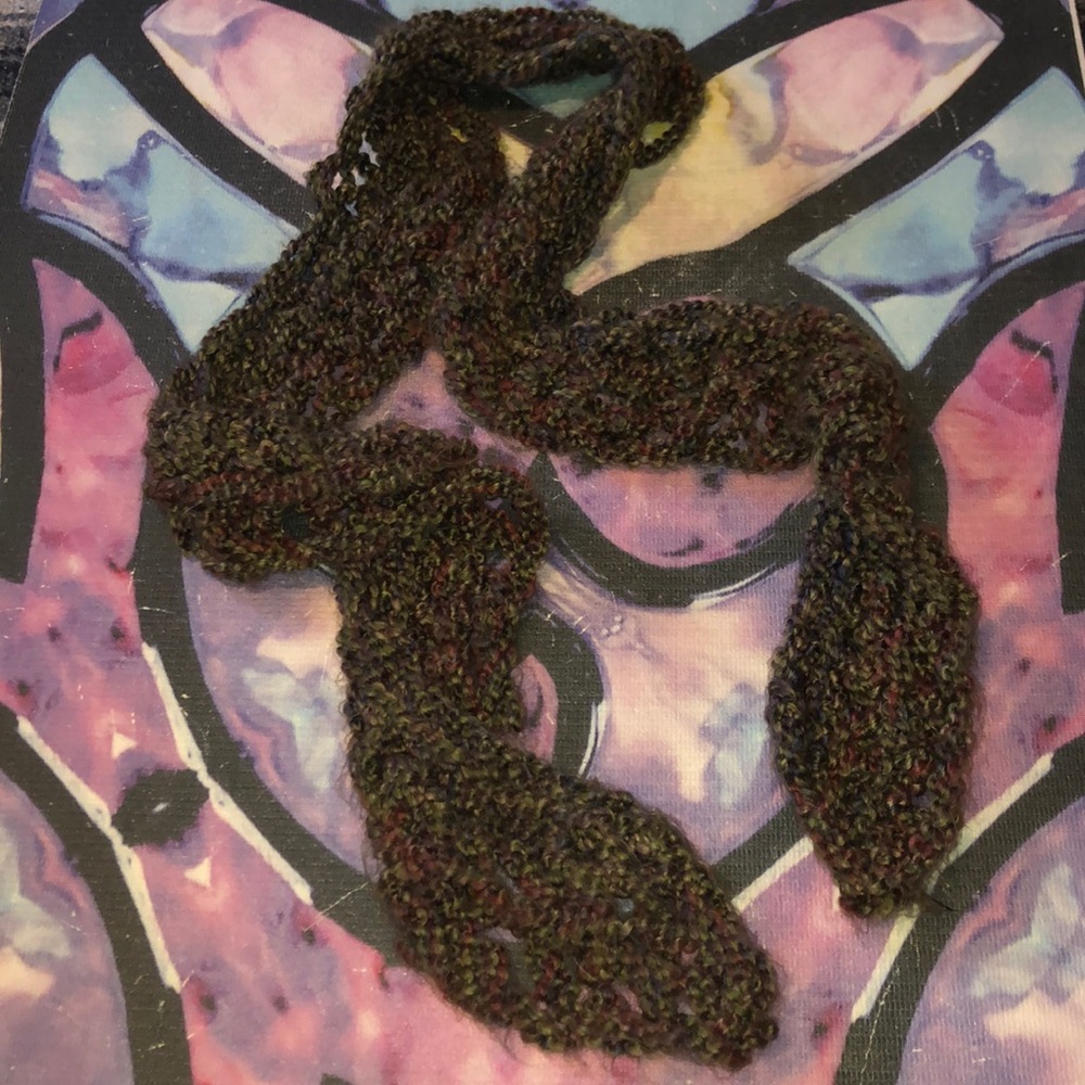 CUSTOM Curly Hand Crocheted Scarf